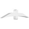 Ekena Millwork Bellingham Architectural Grade PVC Gable Bracket, 72"W x 15"H x 6"D x 6"F, 5/12 Pitch GBP072X15X0606BEL00 - alternate 1